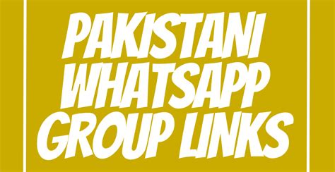 220+ Active Pakistani Whatsapp Group Links To Join.